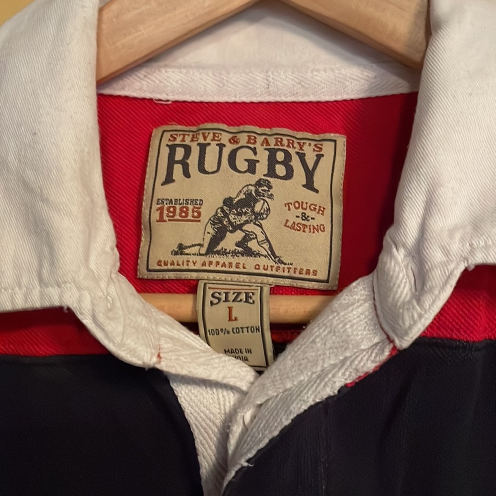 Vintage Steve & Barry L/S Polo View 2